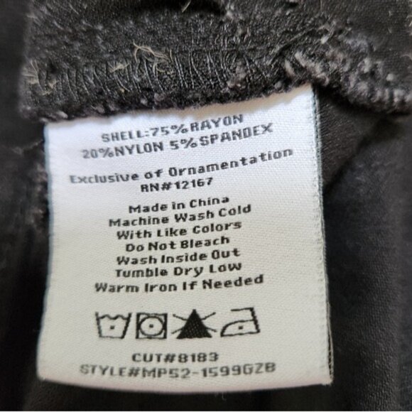 Indigo poppy Black Short Size 6P - Picture 13 of 13